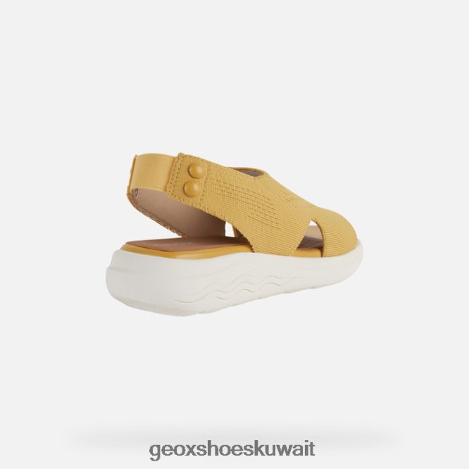 Geox BLL84T11 Spherica Ec5 Woman Dark Yellow