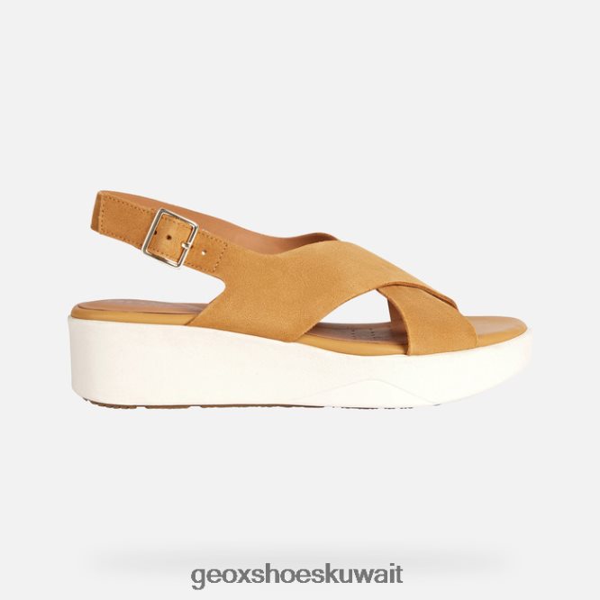 Geox BLL84T128 Laudara Woman Mustard