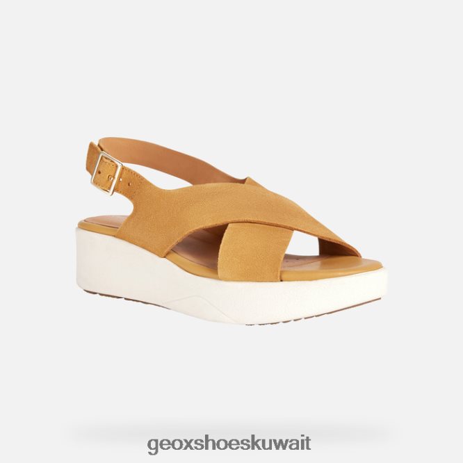 Geox BLL84T128 Laudara Woman Mustard