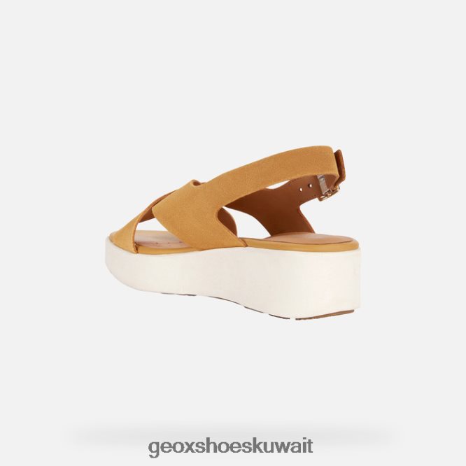 Geox BLL84T128 Laudara Woman Mustard