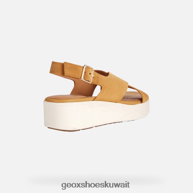 Geox BLL84T128 Laudara Woman Mustard
