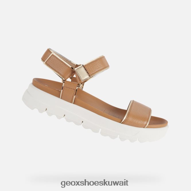 Geox BLL84T141 Xand 2.1S Woman Camel/Light Gold