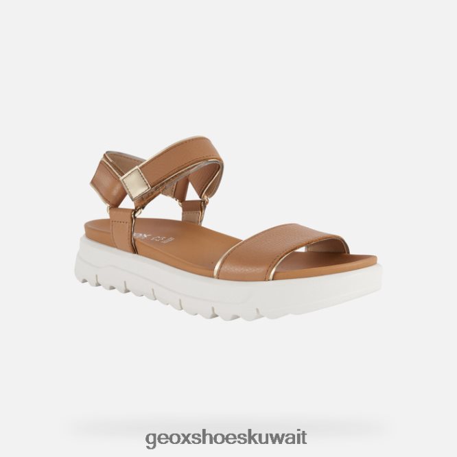 Geox BLL84T141 Xand 2.1S Woman Camel/Light Gold