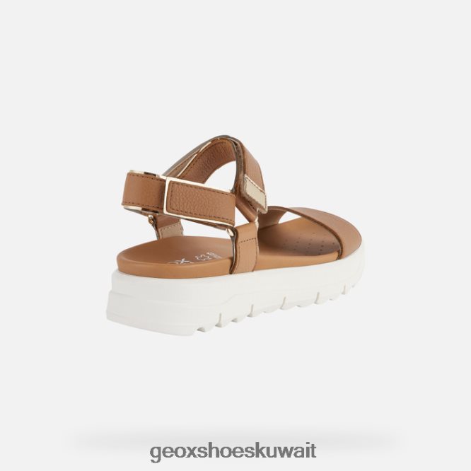 Geox BLL84T141 Xand 2.1S Woman Camel/Light Gold