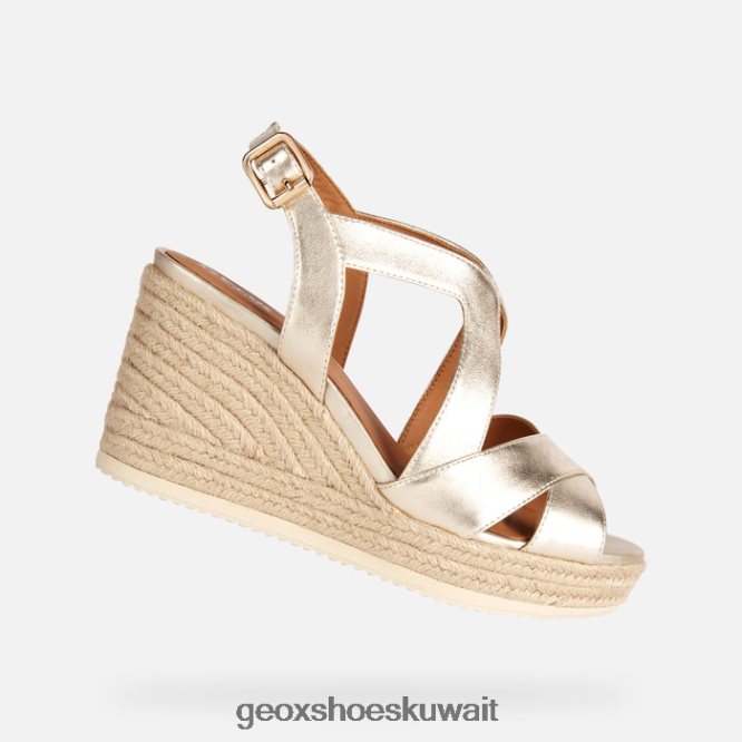 Geox BLL84T158 Ponza Woman Light Gold