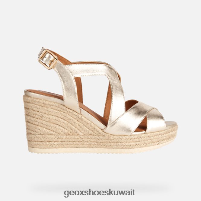 Geox BLL84T158 Ponza Woman Light Gold