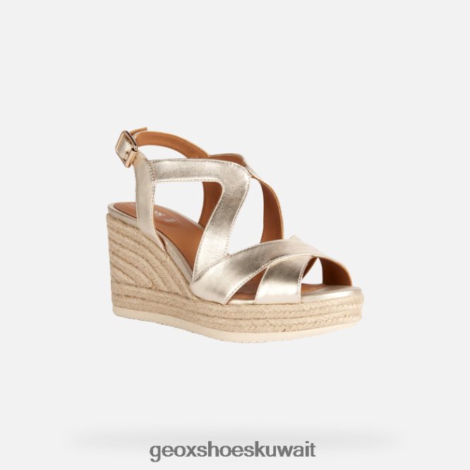 Geox BLL84T158 Ponza Woman Light Gold
