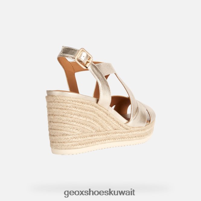 Geox BLL84T158 Ponza Woman Light Gold