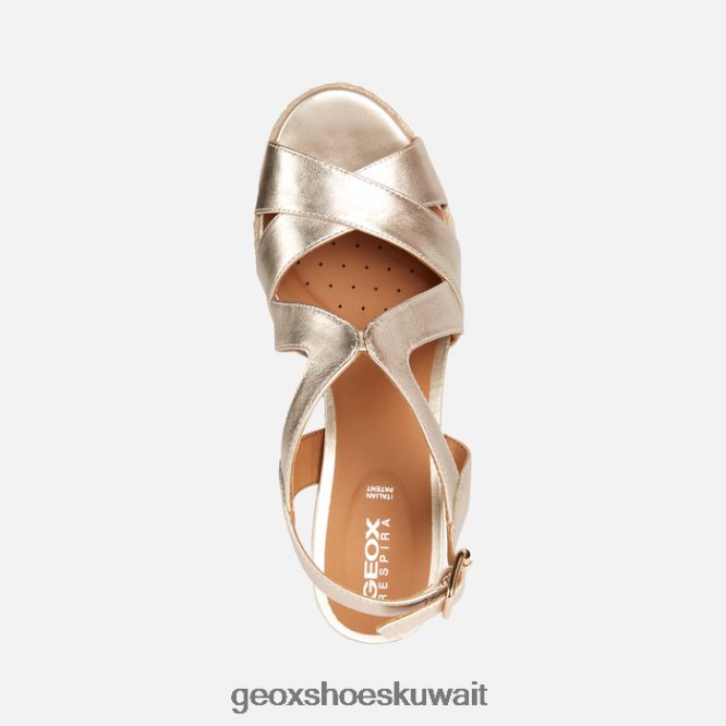 Geox BLL84T158 Ponza Woman Light Gold