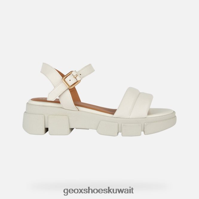 Geox BLL84T163 Lisbona Woman Off White