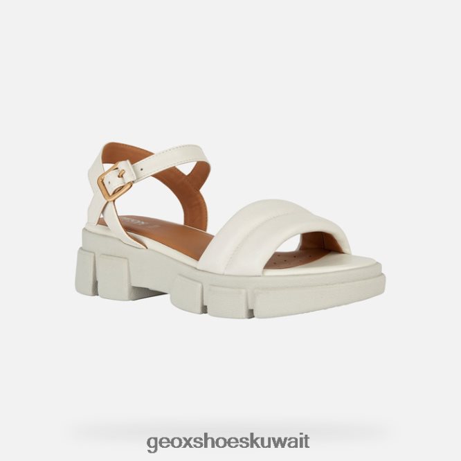 Geox BLL84T163 Lisbona Woman Off White
