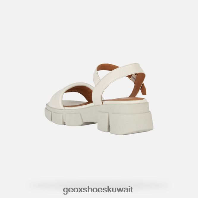 Geox BLL84T163 Lisbona Woman Off White