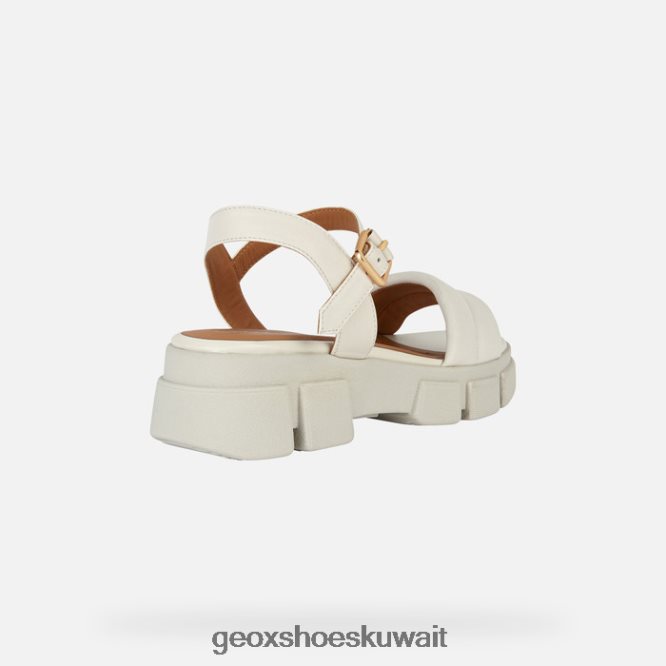 Geox BLL84T163 Lisbona Woman Off White