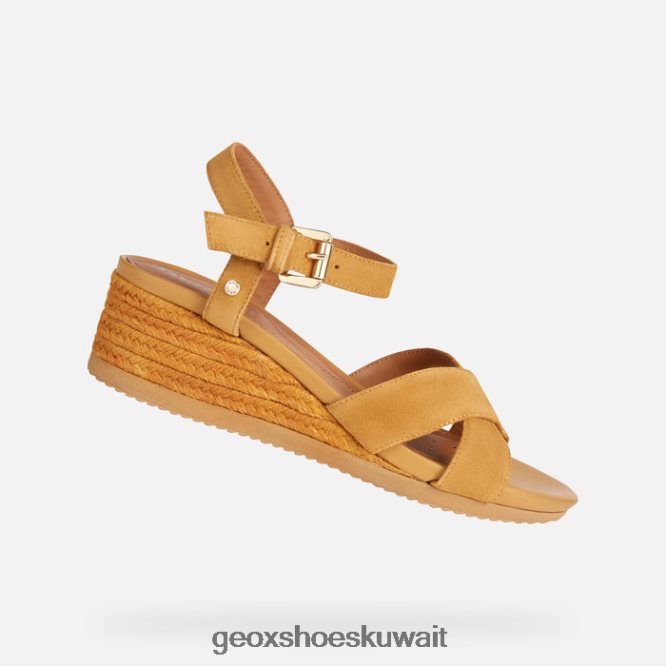 Geox BLL84T1677 Ischia Corda Woman Mustard
