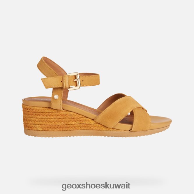 Geox BLL84T1677 Ischia Corda Woman Mustard