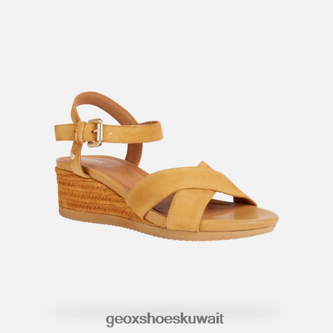 Geox BLL84T1677 Ischia Corda Woman Mustard