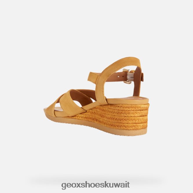 Geox BLL84T1677 Ischia Corda Woman Mustard