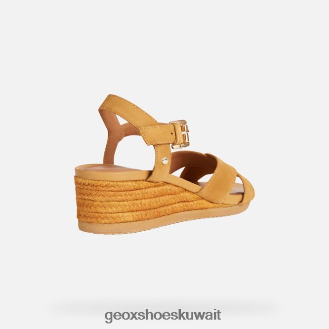 Geox BLL84T1677 Ischia Corda Woman Mustard