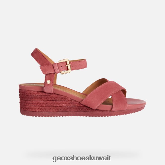 Geox BLL84T1679 Ischia Corda Woman Dark Fuchsia