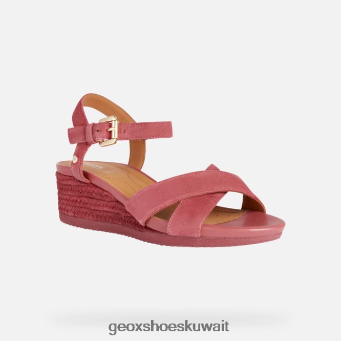 Geox BLL84T1679 Ischia Corda Woman Dark Fuchsia