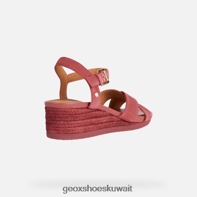 Geox BLL84T1679 Ischia Corda Woman Dark Fuchsia