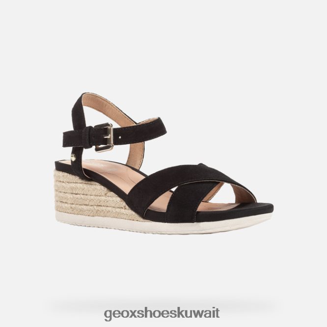 Geox BLL84T167 Ischia Corda Woman Black