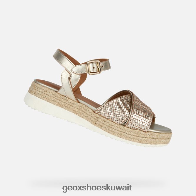 Geox BLL84T204 Eolie Woman Light Gold