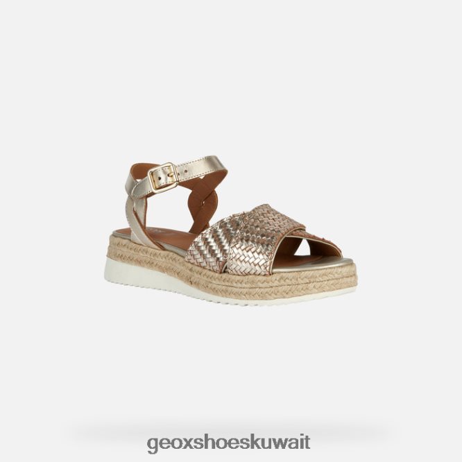 Geox BLL84T204 Eolie Woman Light Gold
