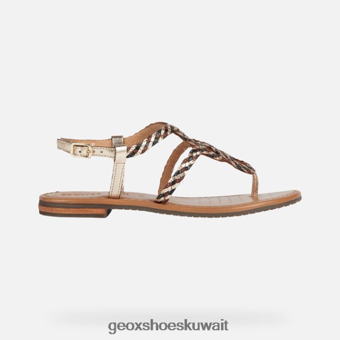 Geox BLL84T205 Sozy S Woman Light Gold/Black