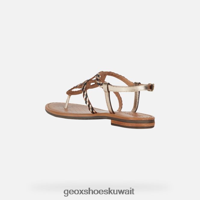 Geox BLL84T205 Sozy S Woman Light Gold/Black
