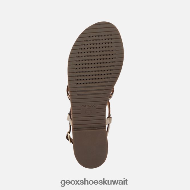 Geox BLL84T205 Sozy S Woman Light Gold/Black