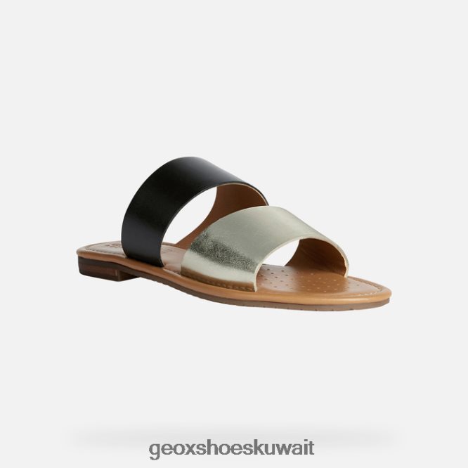 Geox BLL84T207 Sozy S Woman Black/Light Gold