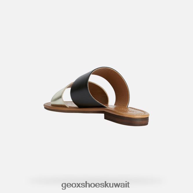 Geox BLL84T207 Sozy S Woman Black/Light Gold