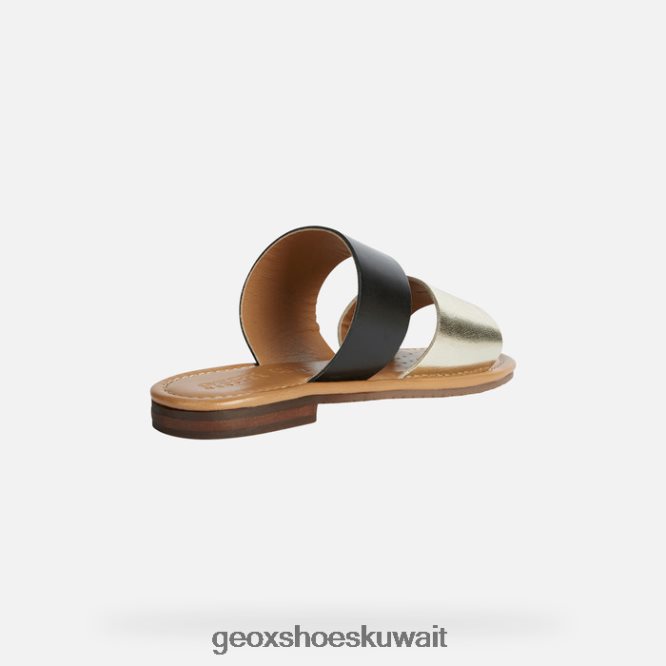 Geox BLL84T207 Sozy S Woman Black/Light Gold
