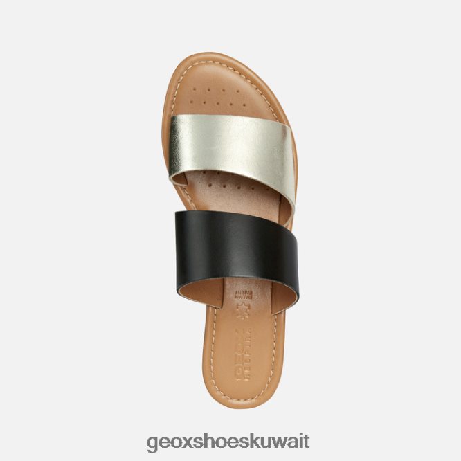 Geox BLL84T207 Sozy S Woman Black/Light Gold