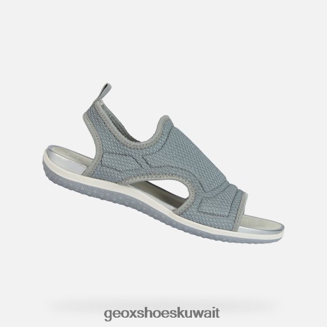 Geox BLL84T235 Sandal Vega Woman Light Grey