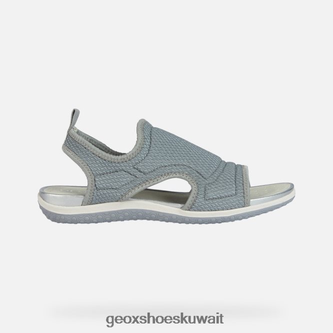 Geox BLL84T235 Sandal Vega Woman Light Grey