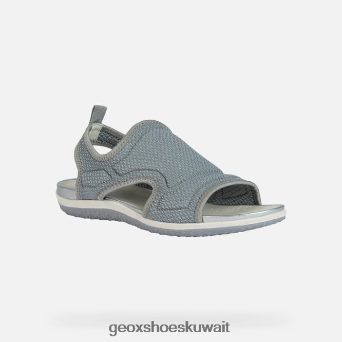 Geox BLL84T235 Sandal Vega Woman Light Grey
