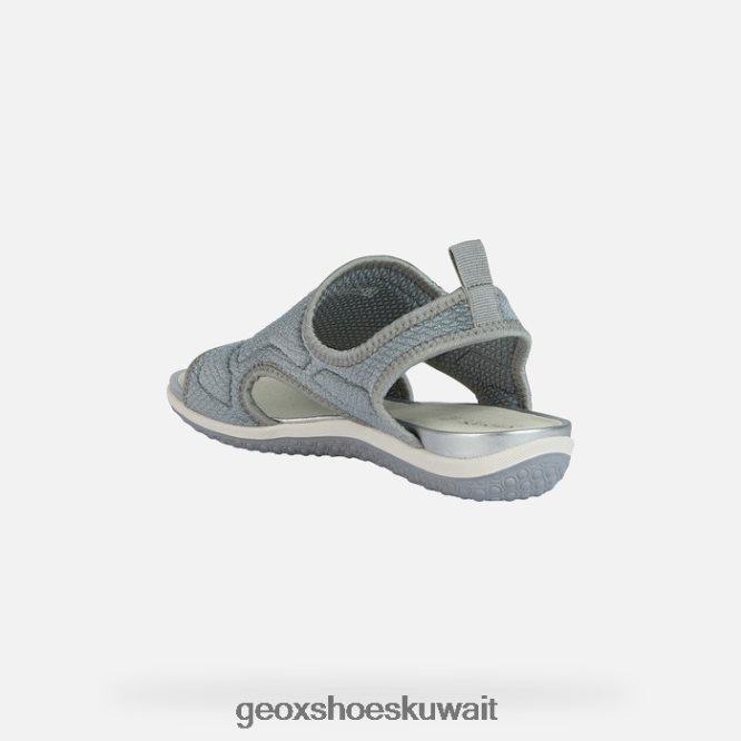 Geox BLL84T235 Sandal Vega Woman Light Grey