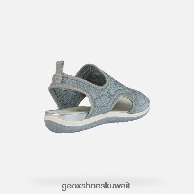 Geox BLL84T235 Sandal Vega Woman Light Grey