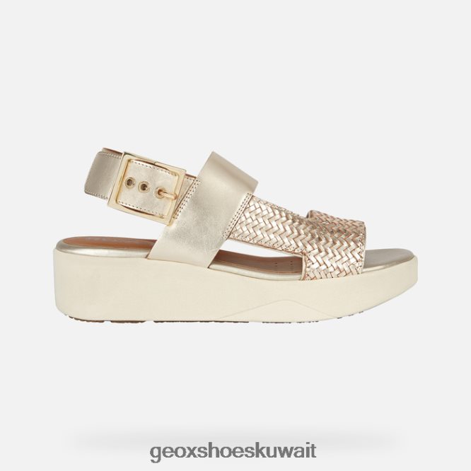 Geox BLL84T300 Laudara Woman Light Gold