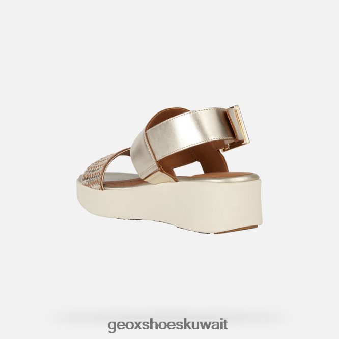 Geox BLL84T300 Laudara Woman Light Gold
