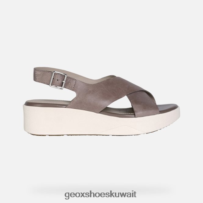 Geox BLL84T352 Laudara Woman Dark Beige