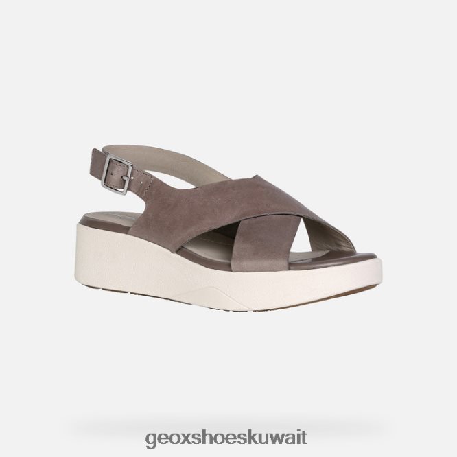 Geox BLL84T352 Laudara Woman Dark Beige
