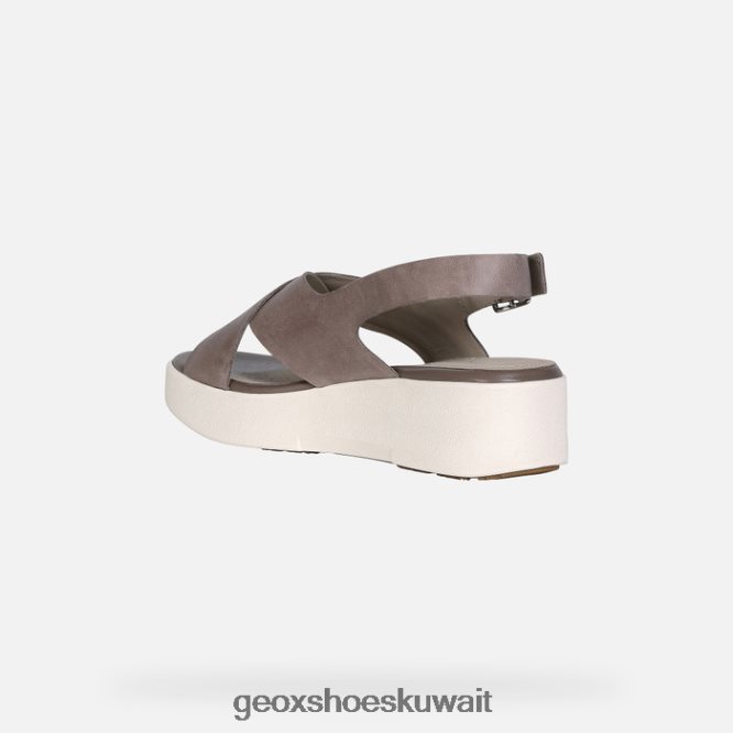 Geox BLL84T352 Laudara Woman Dark Beige