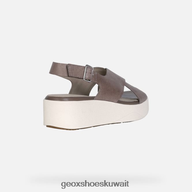 Geox BLL84T352 Laudara Woman Dark Beige