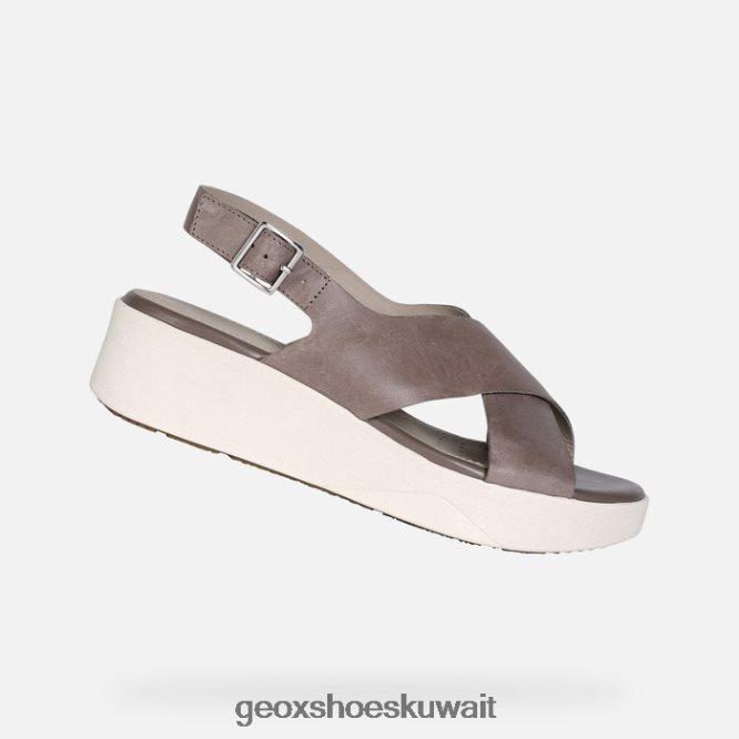 Geox BLL84T352 Laudara Woman Dark Beige