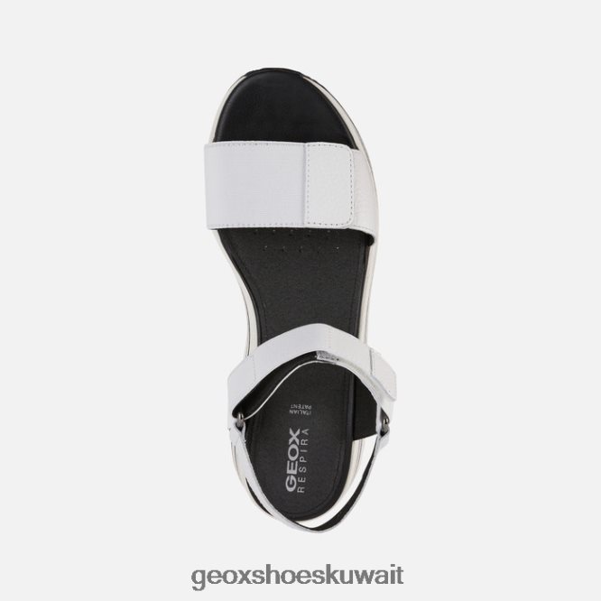 Geox BLL84T354 Sandal Kency Woman White