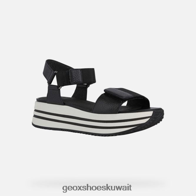 Geox BLL84T355 Sandal Kency Woman Black