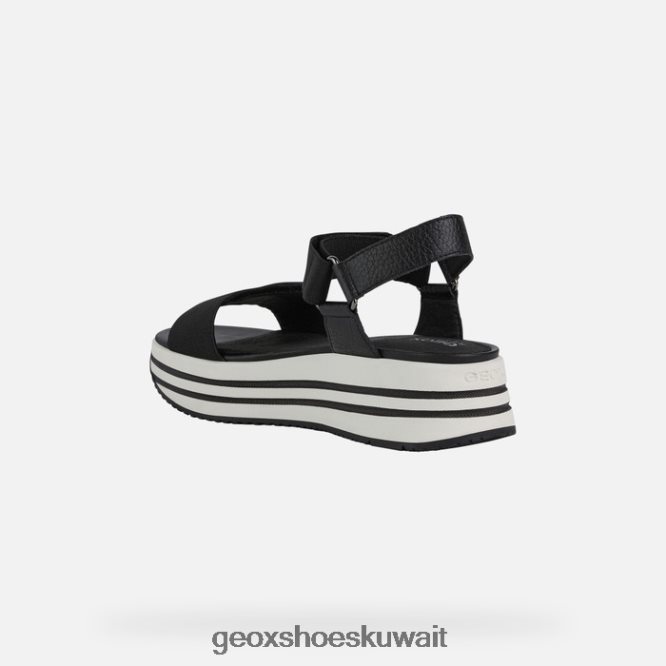 Geox BLL84T355 Sandal Kency Woman Black